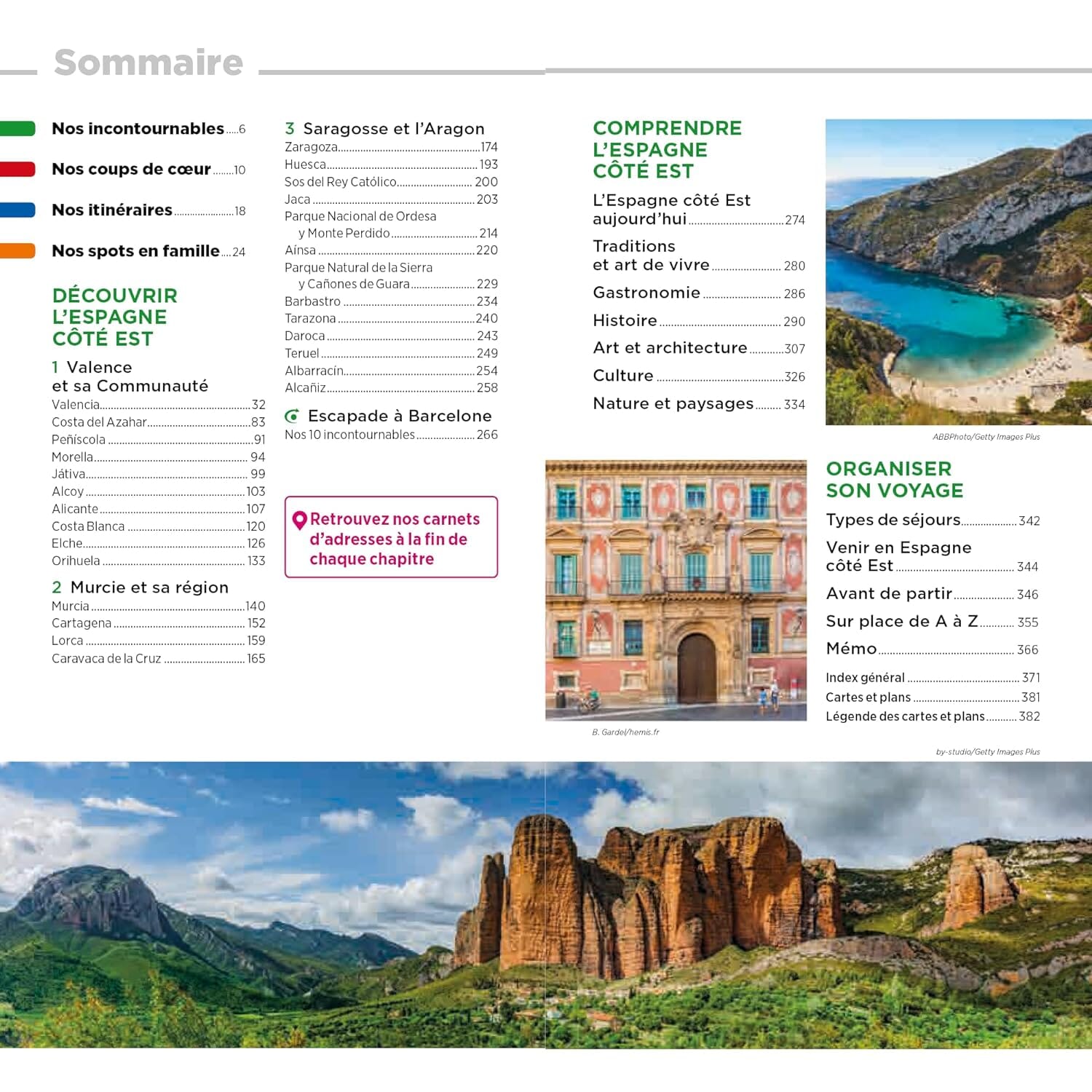 Guide Vert - Espagne Côté Est - Valence, Costa Blanca, Aragon, Saragosse - Édition 2024 | Michelin guide de voyage Michelin 