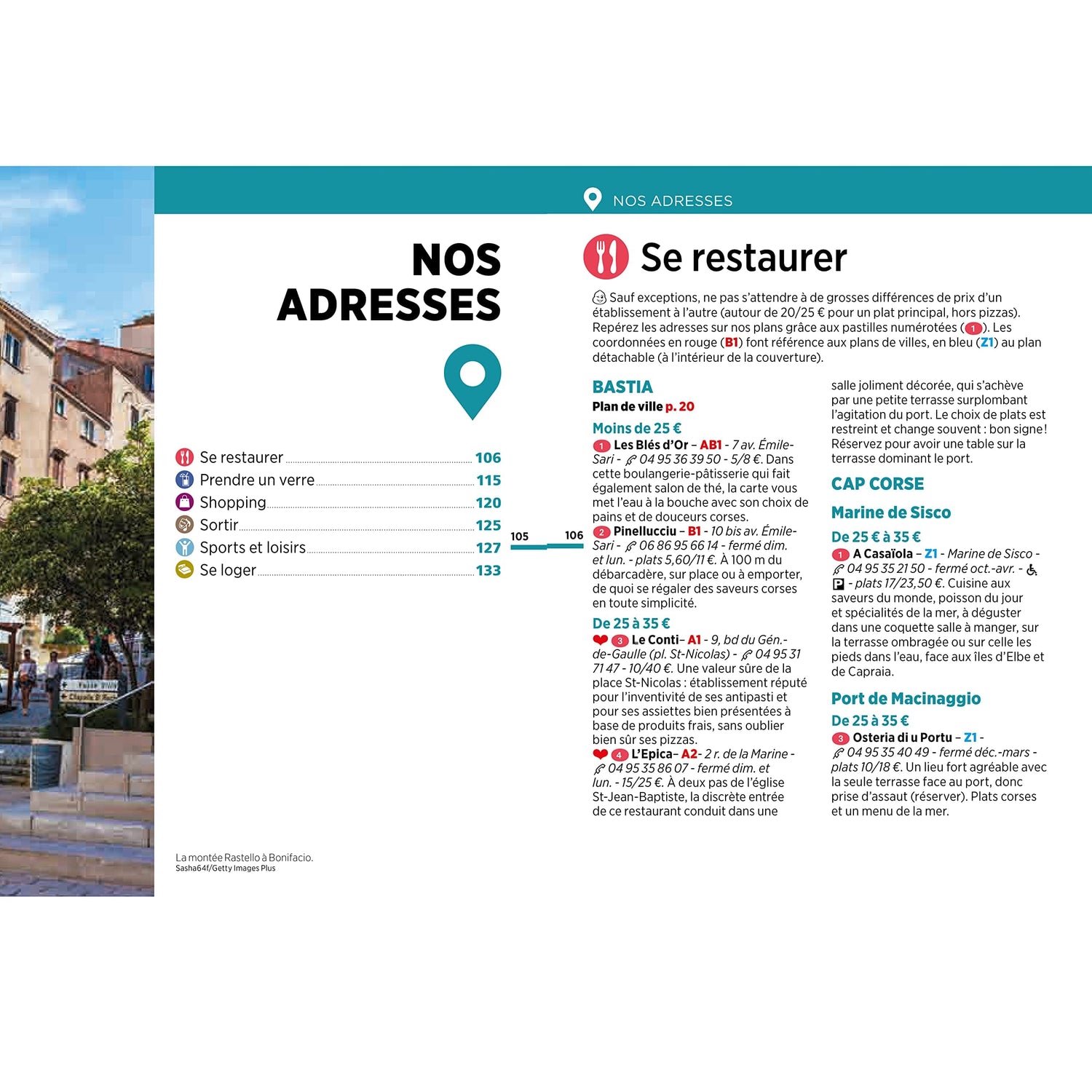 Guide Vert Expériences - Corse | Michelin guide de voyage Michelin