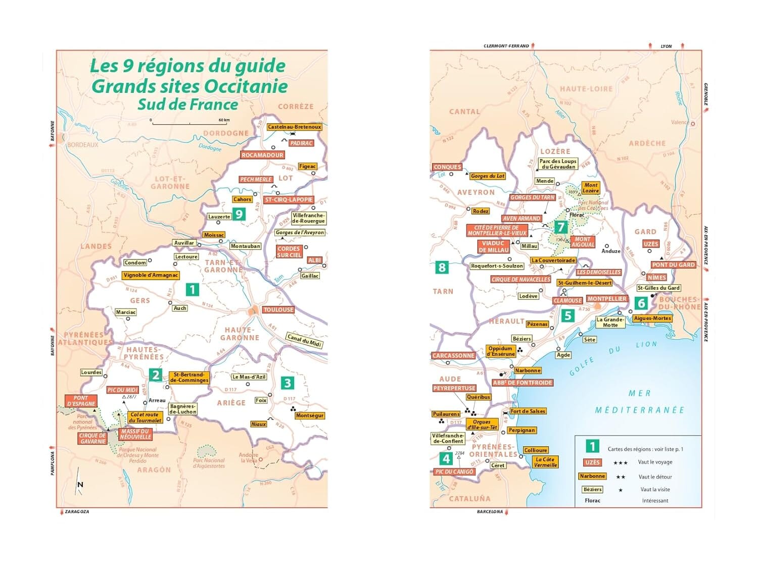 Guide Vert - Grands sites d'Occitanie, Sud de France - Édition 2025 | Michelin guide de voyage Michelin 
