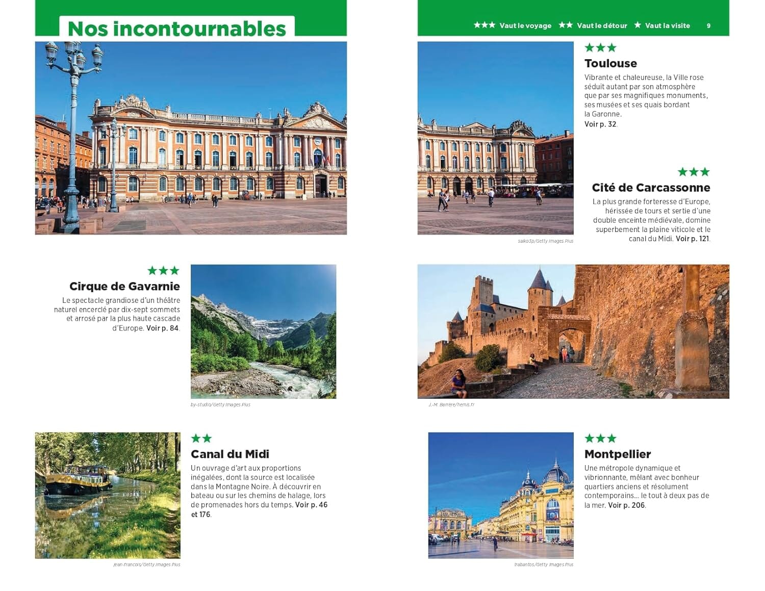 Guide Vert - Grands sites d'Occitanie, Sud de France - Édition 2025 | Michelin guide de voyage Michelin 