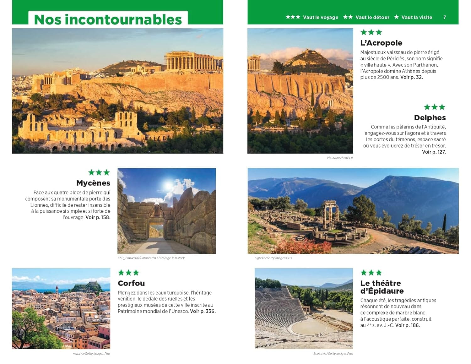 Guide Vert - Grèce continentale, Corfou et les îles Ioniennes - Édition 2025 | Michelin guide de voyage Michelin 