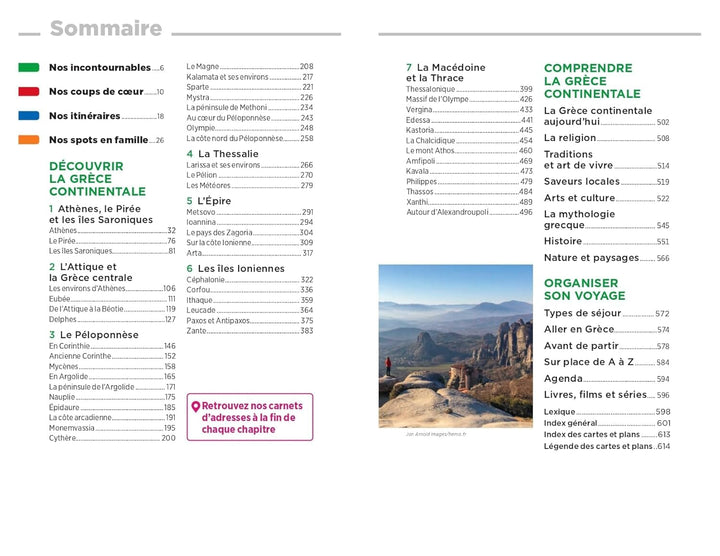 Guide Vert - Grèce continentale, Corfou et les îles Ioniennes - Édition 2025 | Michelin guide de voyage Michelin 