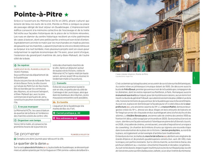 Guide Vert - Guadeloupe - Édition 2025 | Michelin guide de voyage Michelin 