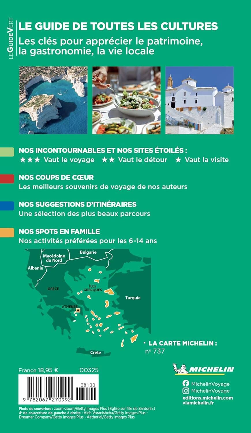 Guide Vert - Iles grecques & Athènes 2026 | Michelin guide de voyage Michelin