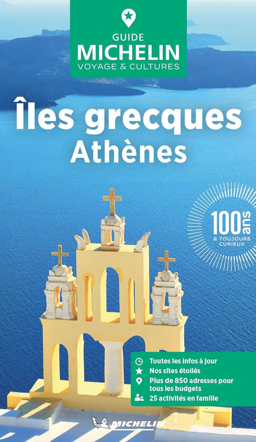 Guide Vert - Iles grecques & Athènes 2026 | Michelin guide de voyage Michelin