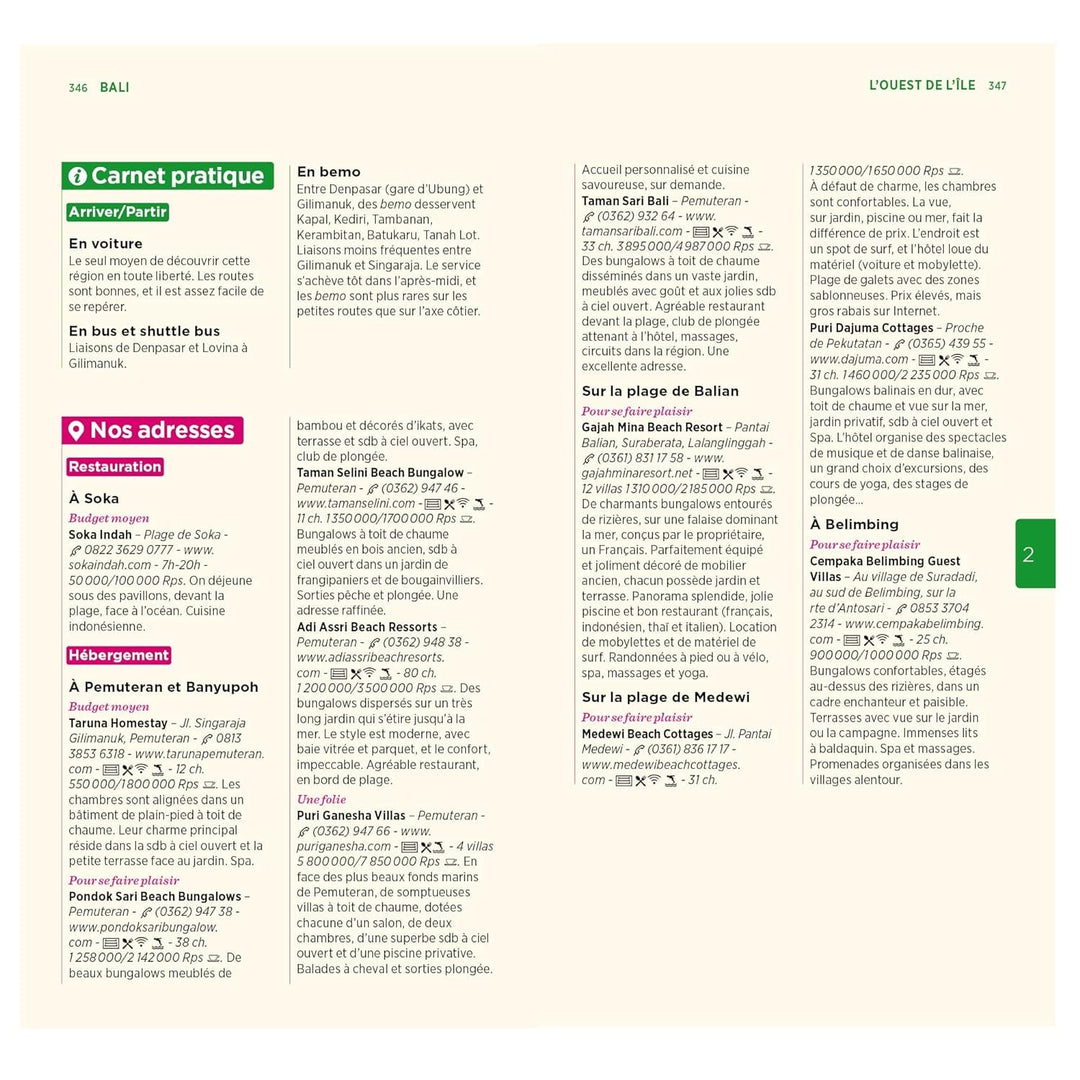 Guide Vert - Indonésie - Édition 2023 | Michelin guide de voyage Michelin 