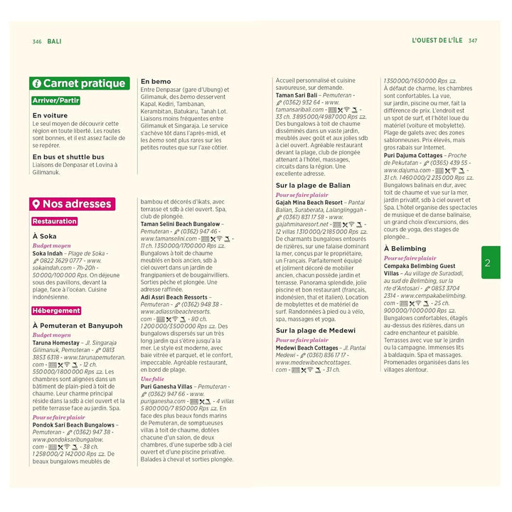 Guide Vert - Indonésie - Édition 2023 | Michelin guide de voyage Michelin 