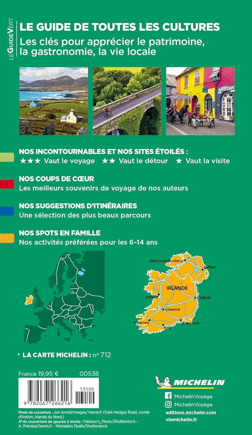Guide Vert - Irlande - Édition 2025 | Michelin guide de voyage Michelin 