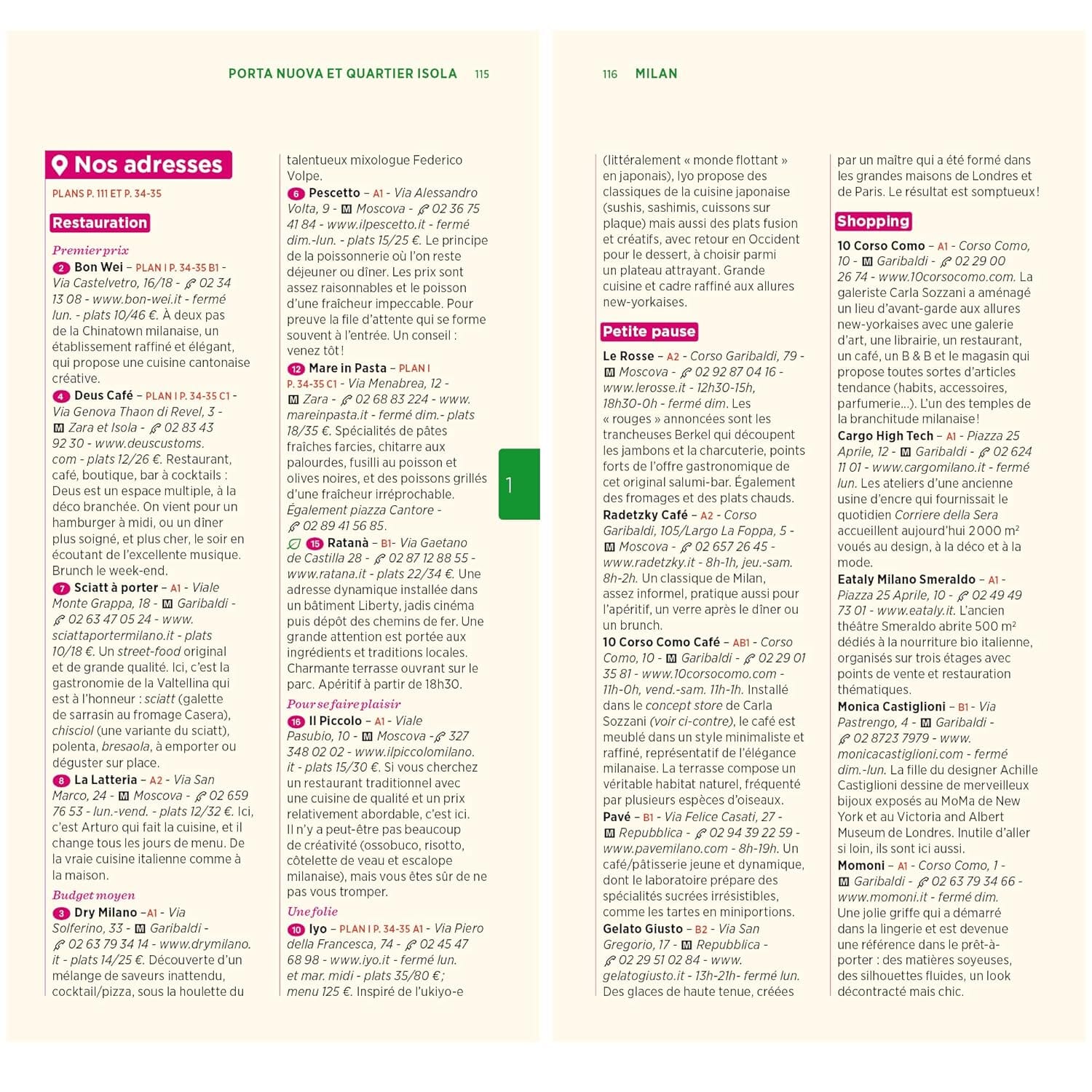 Guide Vert - Lacs italiens, Milan et la Lombardie - Édition 2024 | Michelin guide de voyage Michelin 