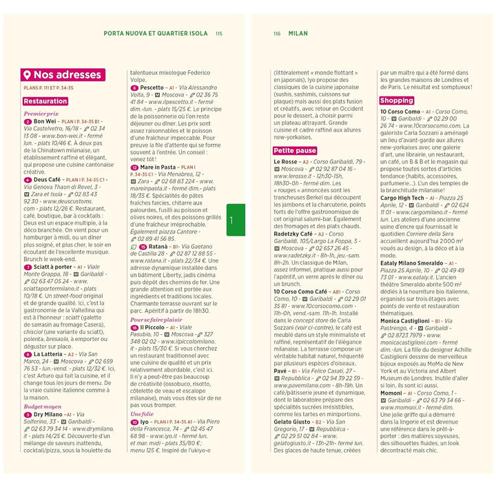 Guide Vert - Lacs italiens, Milan et la Lombardie - Édition 2024 | Michelin guide de voyage Michelin 