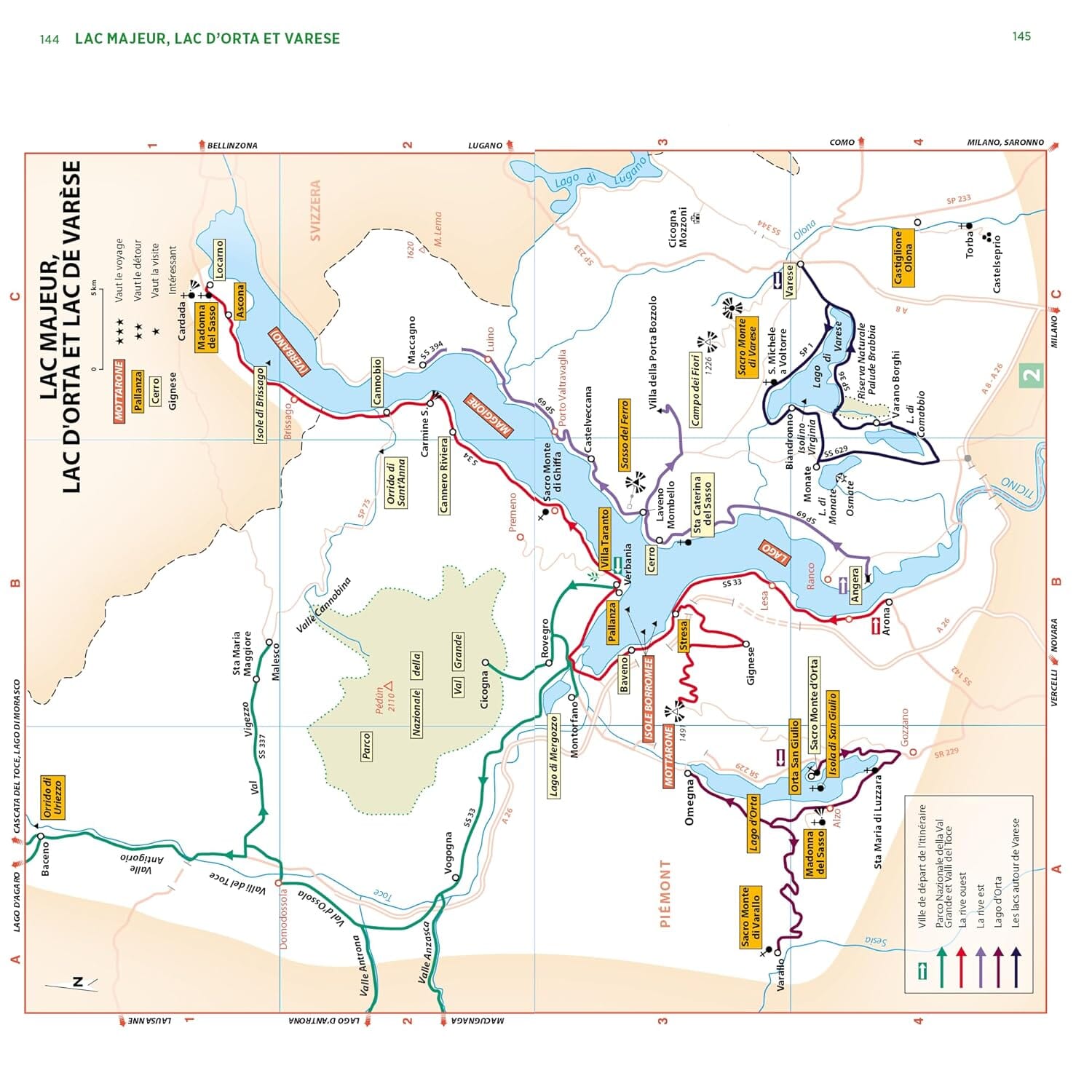 Guide Vert - Lacs italiens, Milan et la Lombardie - Édition 2024 | Michelin guide de voyage Michelin 