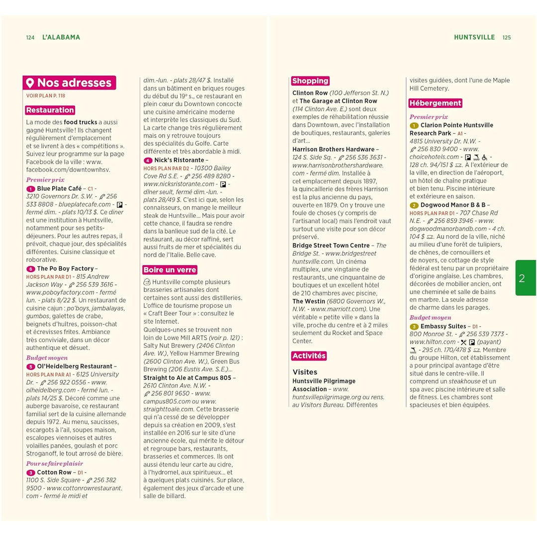 Guide Vert - Louisiane et Sud-Est américain, villes du Texas - Édition 2024 | Michelin guide de voyage Michelin 