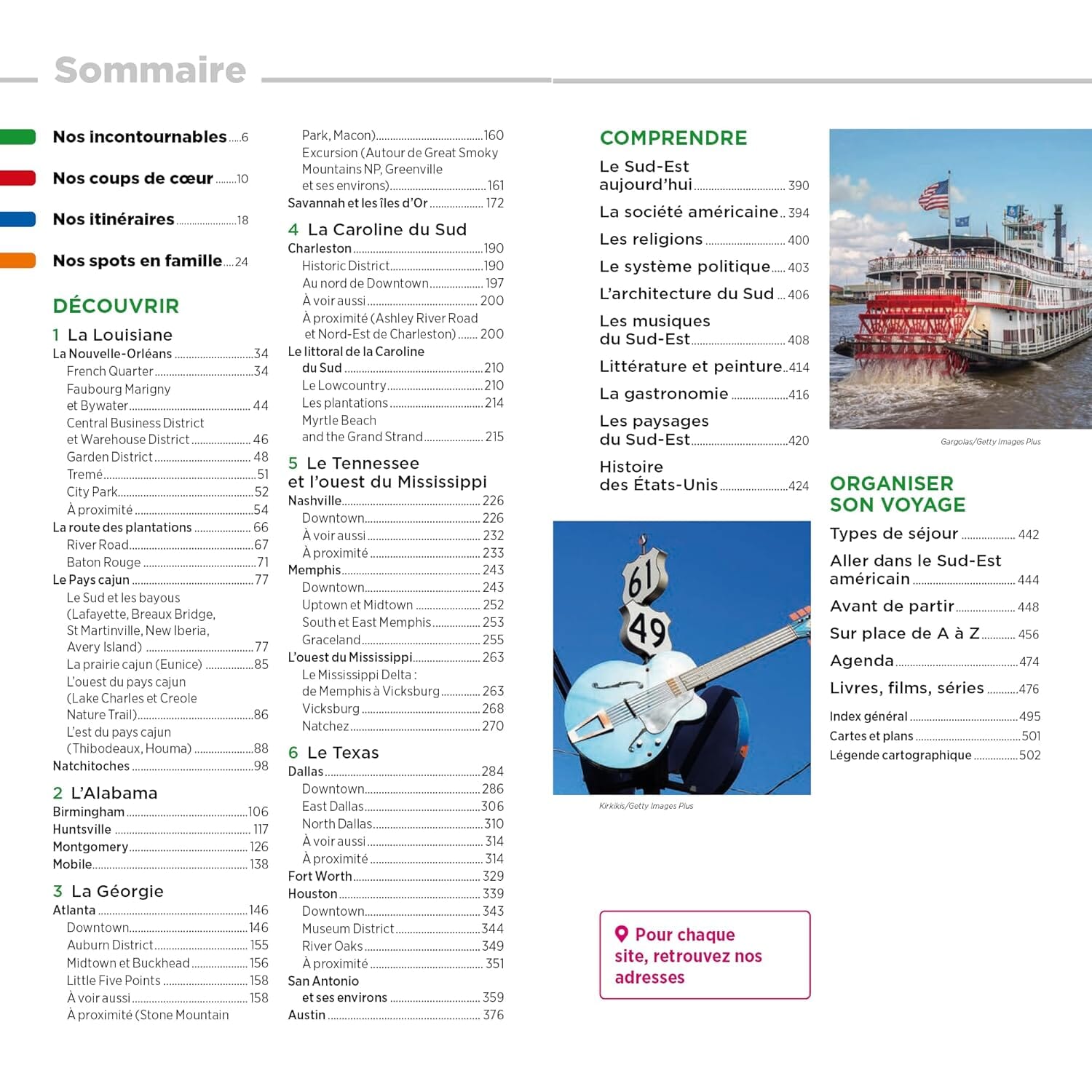 Guide Vert - Louisiane et Sud-Est américain, villes du Texas - Édition 2024 | Michelin guide de voyage Michelin 