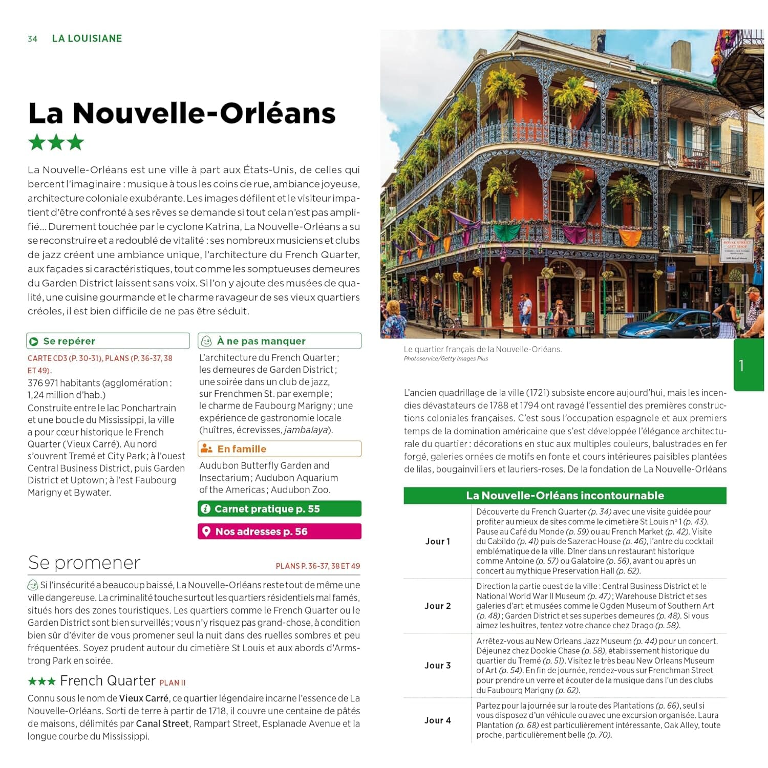 Guide Vert - Louisiane et Sud-Est américain, villes du Texas - Édition 2024 | Michelin guide de voyage Michelin 