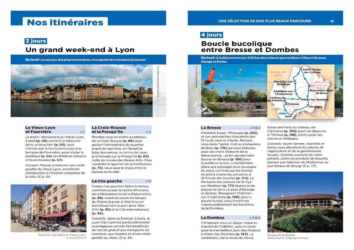 Guide Vert - Lyon & sa région (St-Etienne, Vienne, Beaujolais, Forez-Dombes, Bugey) - Édition 2024 | Michelin guide de voyage Michelin