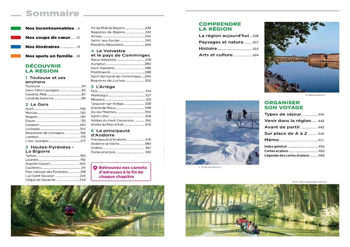 Guide Vert - Midi Toulousain, Pyrénées, Gers, Andorre - Édition 2024 | Michelin guide de voyage Michelin