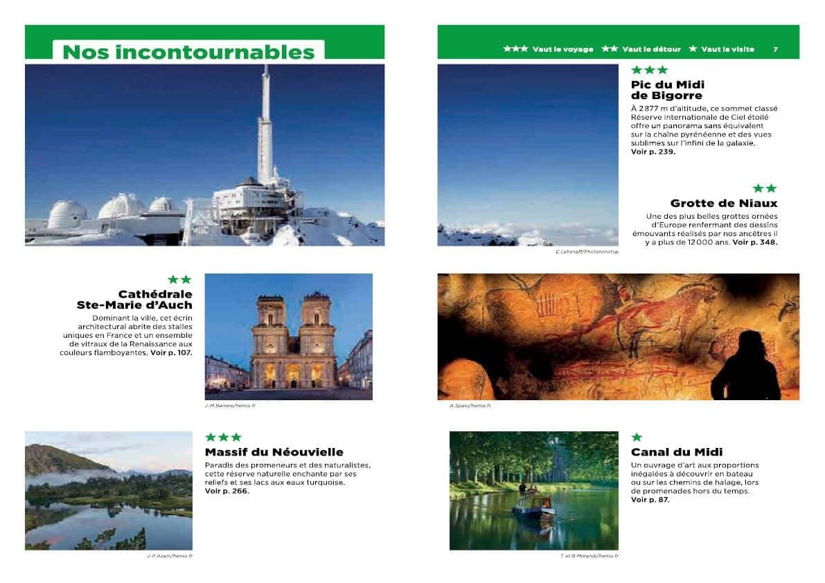 Guide Vert - Midi Toulousain, Pyrénées, Gers, Andorre - Édition 2024 | Michelin guide de voyage Michelin