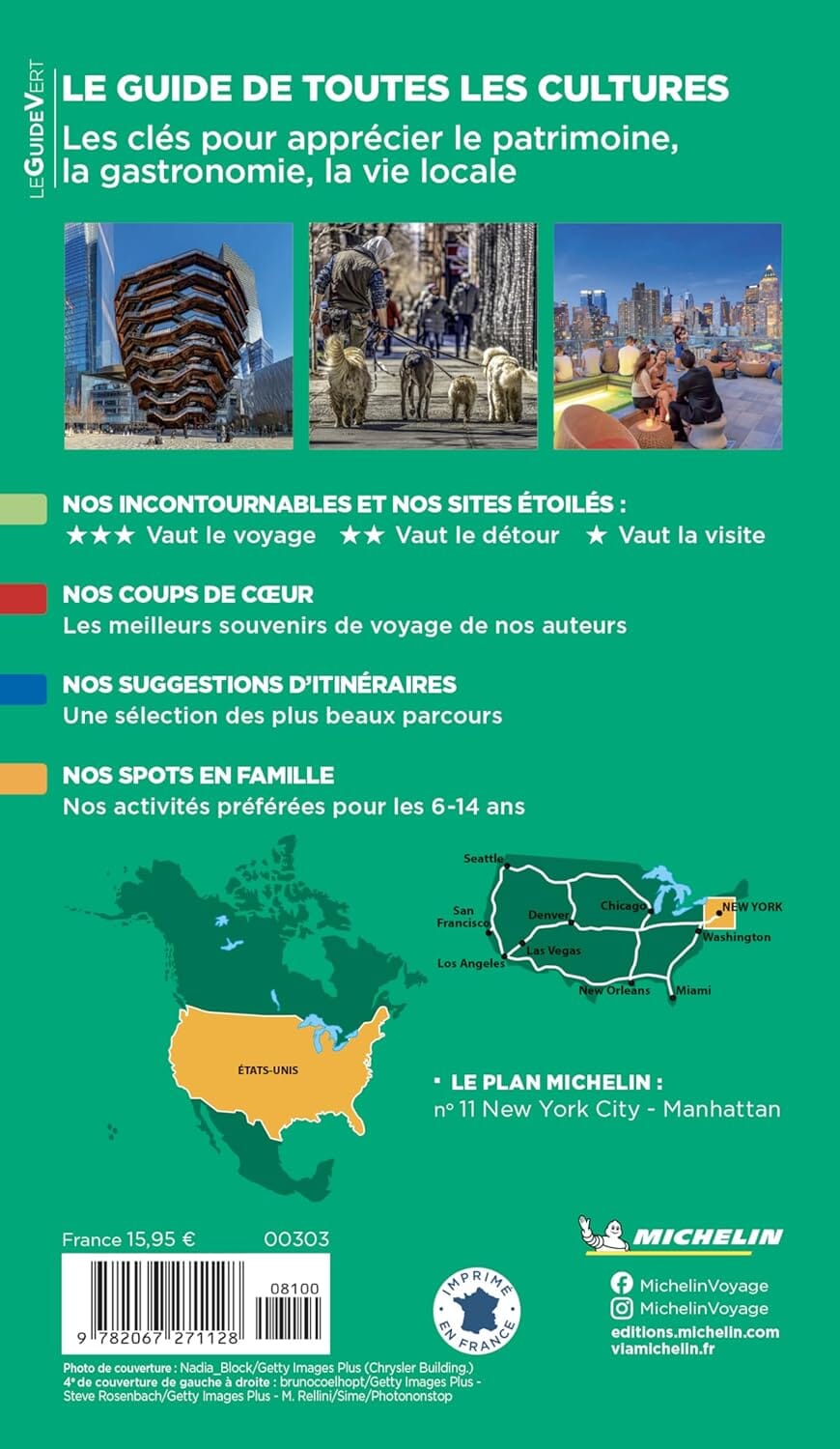 Guide Vert - New York 2026 | Michelin guide de voyage Michelin 