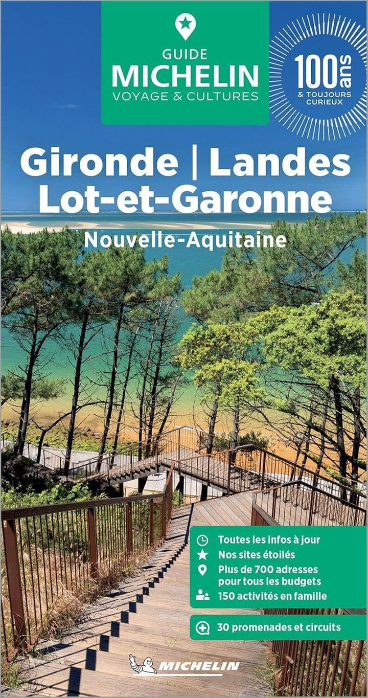 Guide Vert - Nouvelle-Aquitaine : Gironde, Landes, Lot-et-Garonne 2026 | Michelin guide de voyage Michelin 