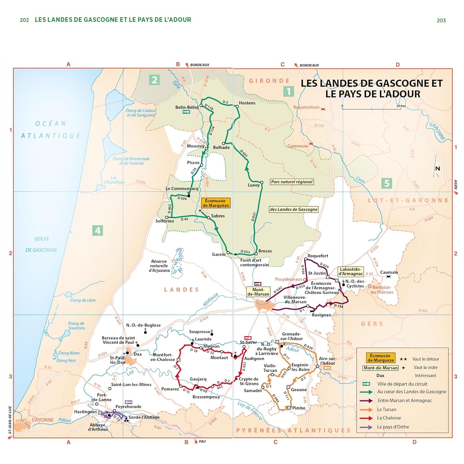 Guide Vert - Nouvelle-Aquitaine : Gironde, Landes, Lot-et-Garonne - Édition 2024 | Michelin guide de voyage Michelin 