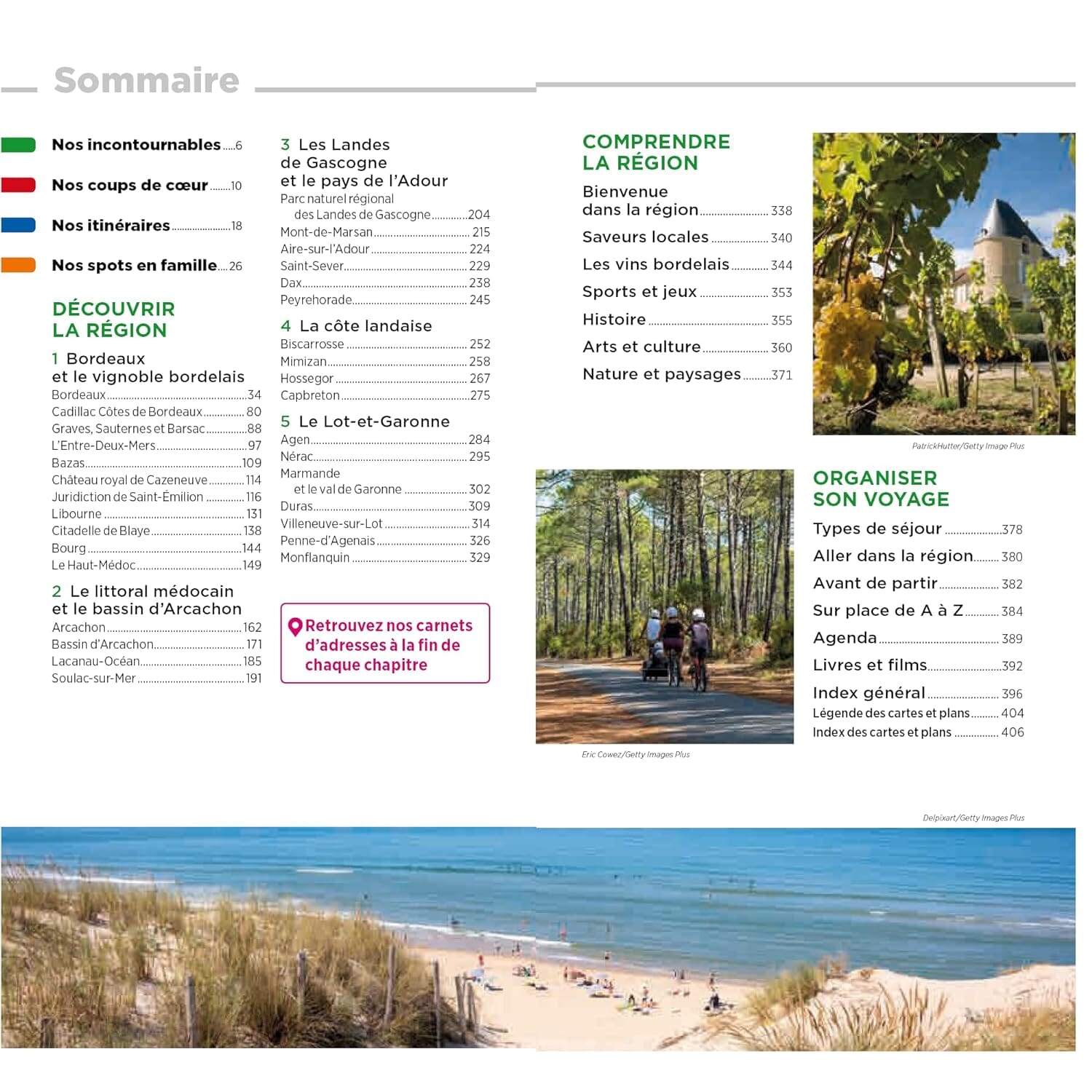 Guide Vert - Nouvelle-Aquitaine : Gironde, Landes, Lot-et-Garonne - Édition 2024 | Michelin guide de voyage Michelin 