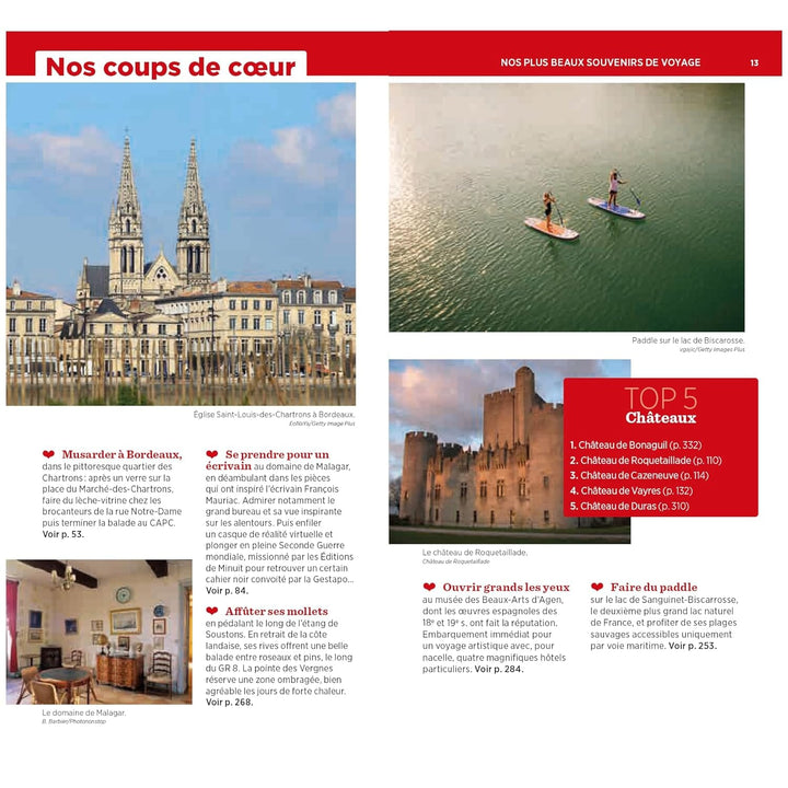 Guide Vert - Nouvelle-Aquitaine : Gironde, Landes, Lot-et-Garonne - Édition 2024 | Michelin guide de voyage Michelin 
