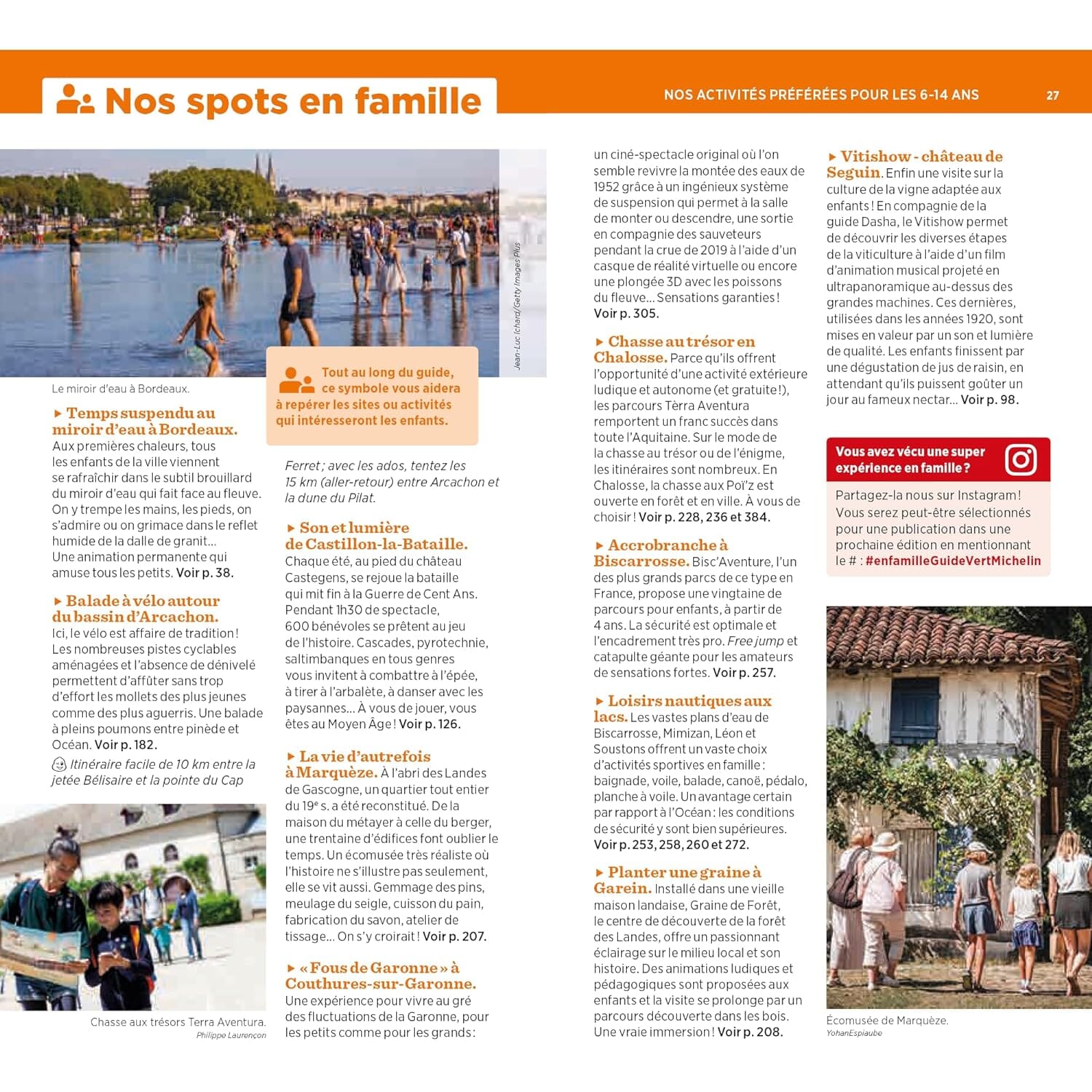 Guide Vert - Nouvelle-Aquitaine : Gironde, Landes, Lot-et-Garonne - Édition 2024 | Michelin guide de voyage Michelin 