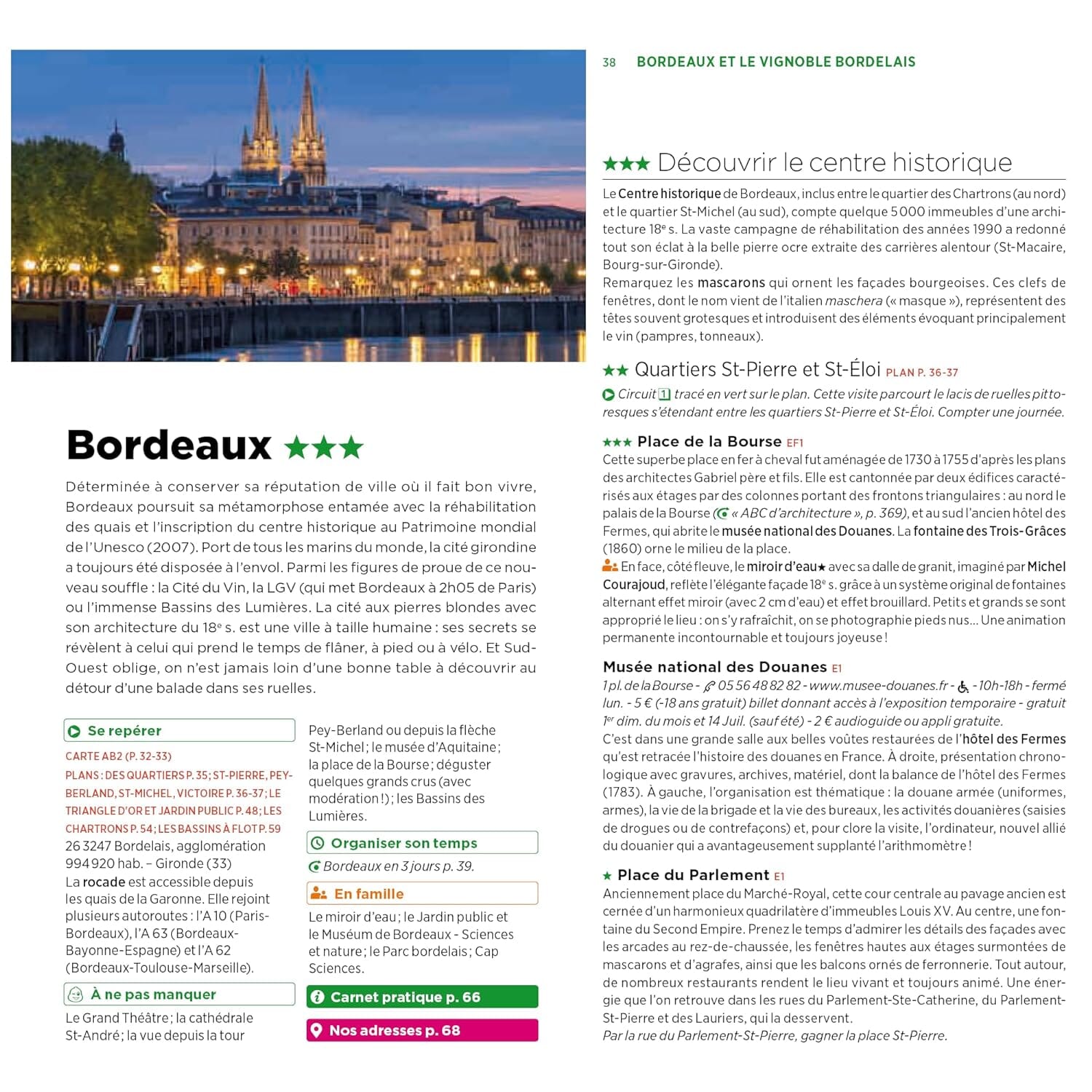 Guide Vert - Nouvelle-Aquitaine : Gironde, Landes, Lot-et-Garonne - Édition 2024 | Michelin guide de voyage Michelin 