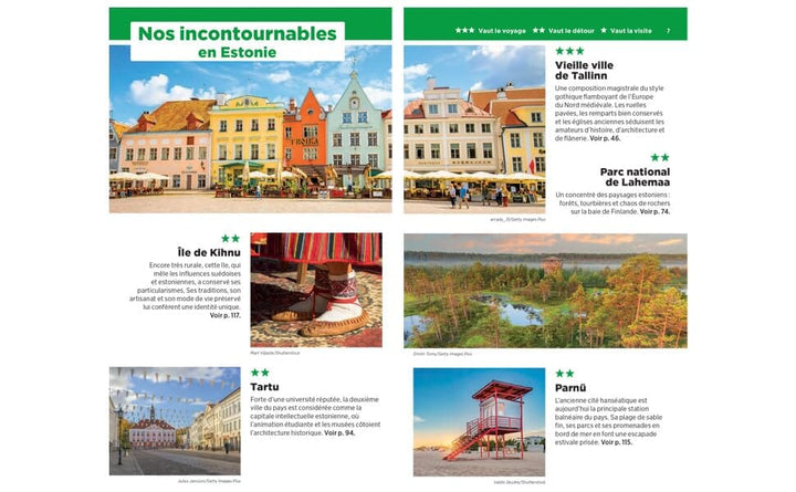 Guide Vert - Pays Baltes 2026 | Michelin guide de voyage Michelin 