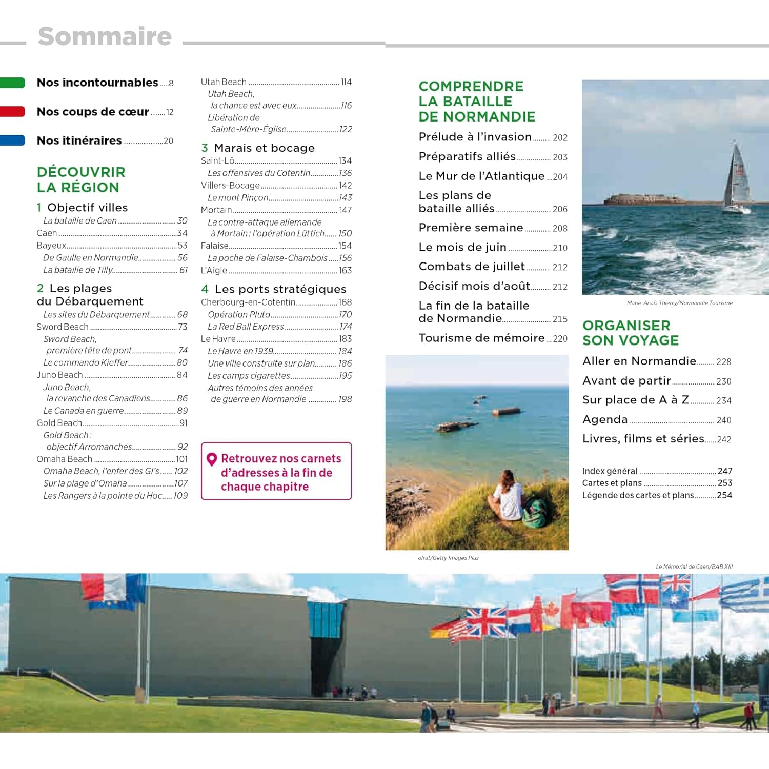 Guide Vert - Plages du Débarquement et bataille de Normandie - Édition 2024 | Michelin guide de voyage Michelin 