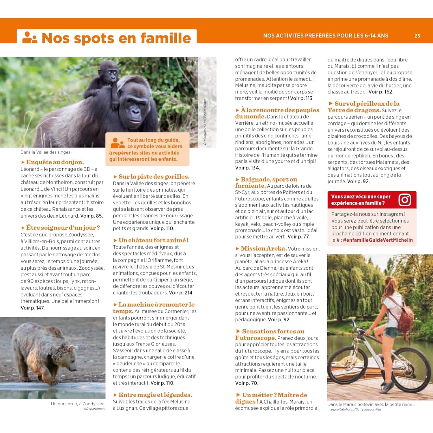 Guide Vert - Poitou : Marais Poitevin, futuroscope, Vienne, Deux-Sèvres - Édition 2024 | Michelin guide de voyage Michelin 