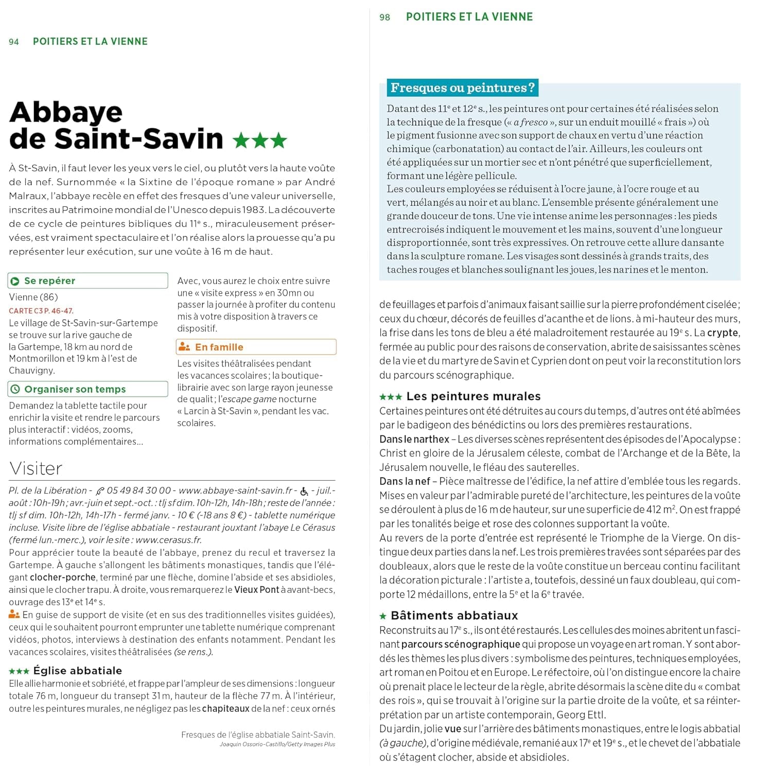 Guide Vert - Poitou : Marais Poitevin, futuroscope, Vienne, Deux-Sèvres - Édition 2024 | Michelin guide de voyage Michelin 