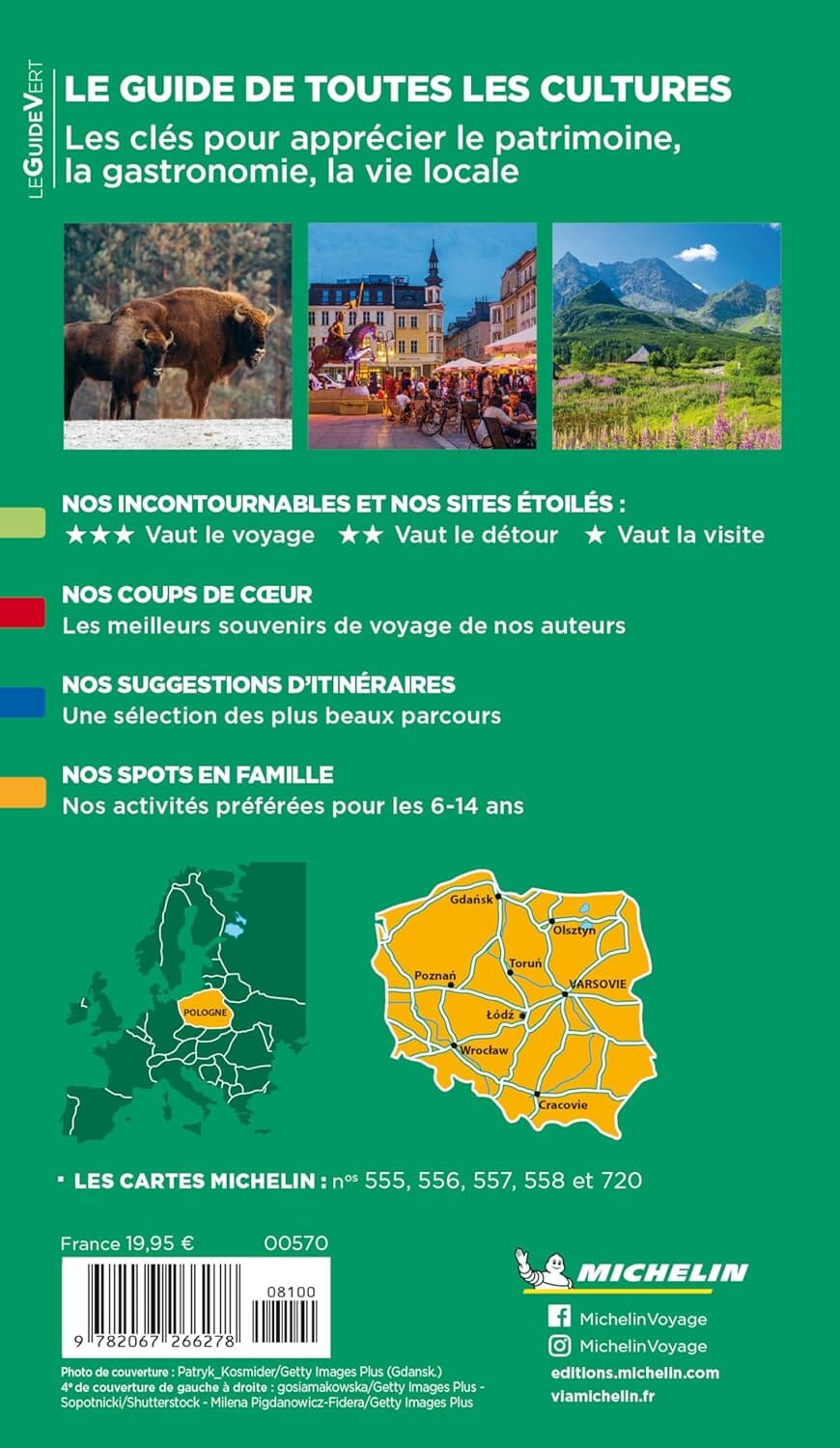 Guide Vert - Pologne - Édition 2025 | Michelin guide de voyage Michelin 