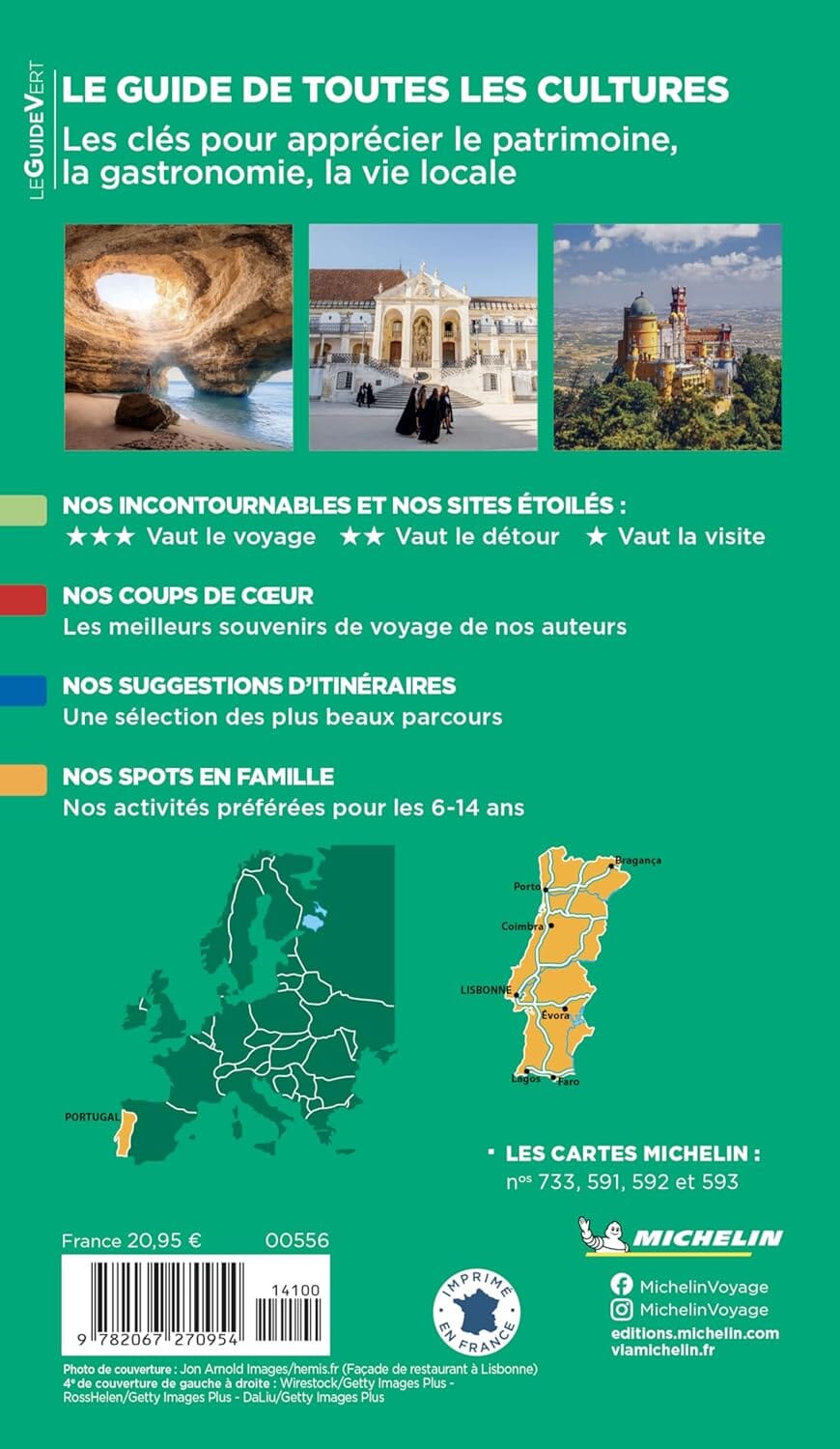 Guide Vert - Portugal 2026 | Michelin guide de voyage Michelin 