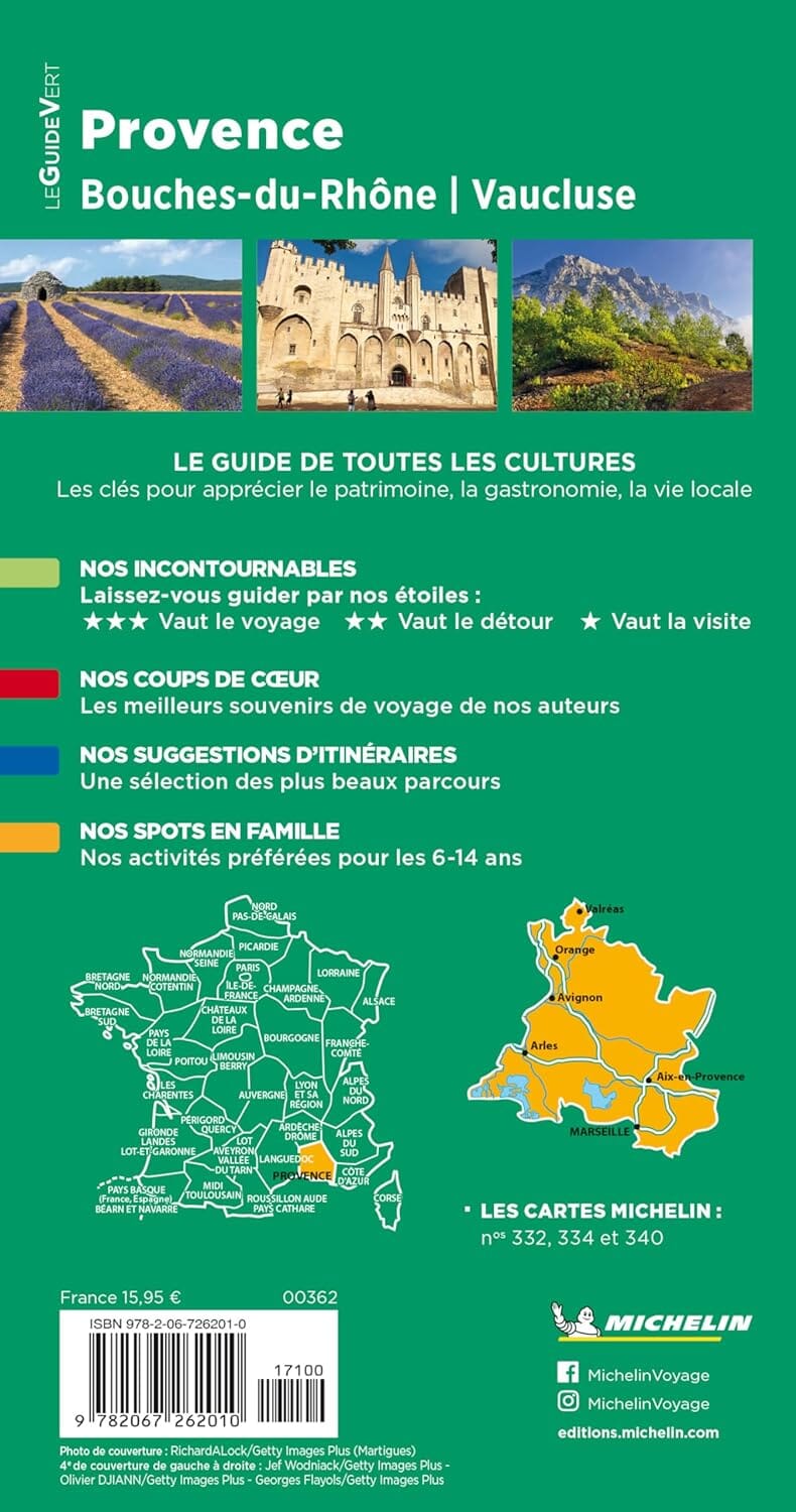 Guide Vert - Provence - Édition 2024 | Michelin guide de voyage Michelin 
