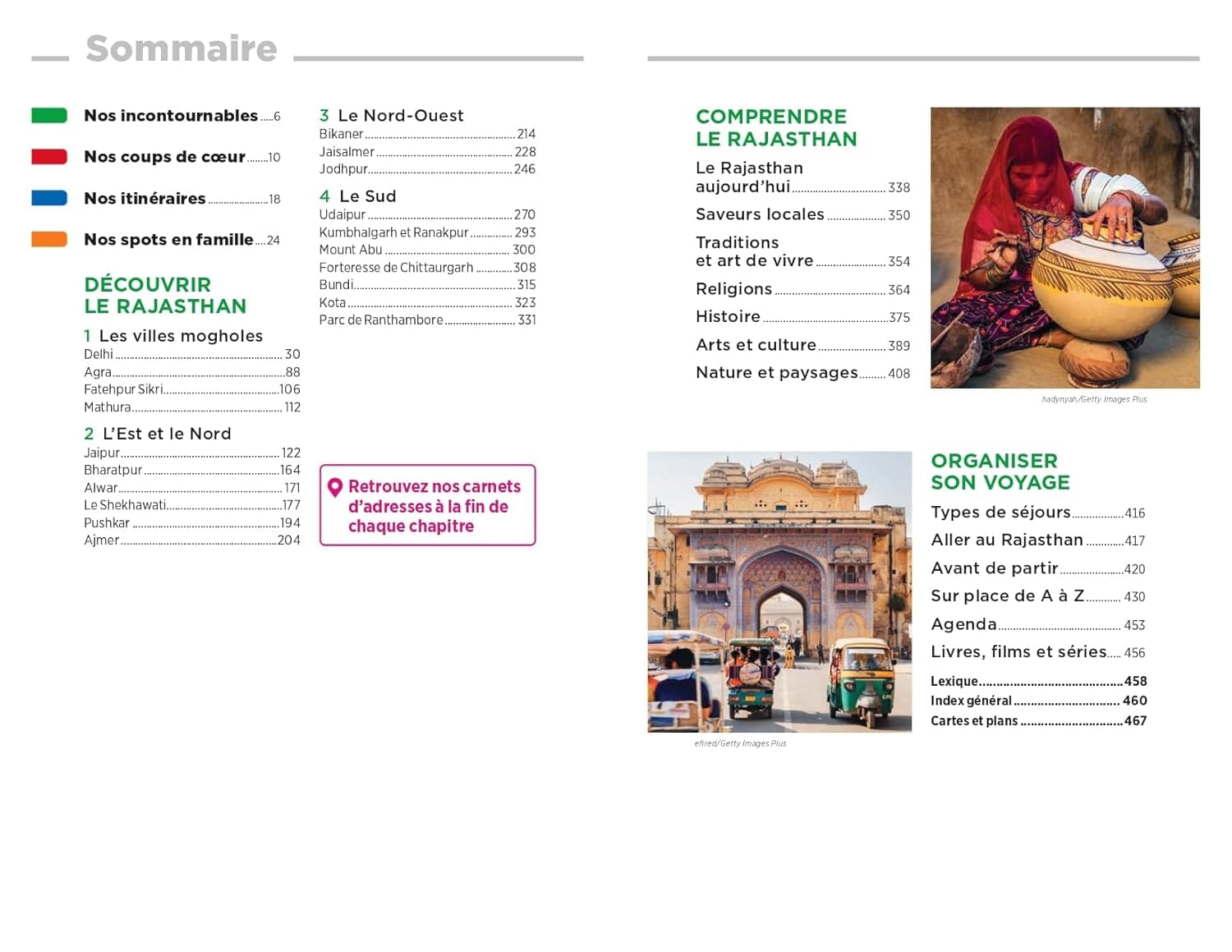 Guide Vert - Rajasthan, Delhi et Agra - Édition 2025 | Michelin guide de voyage Michelin 