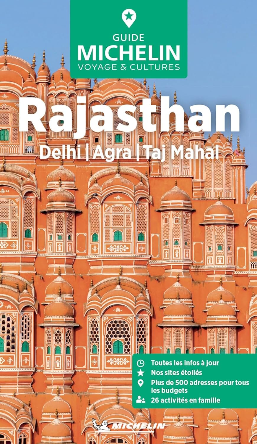 Guide Vert - Rajasthan, Delhi et Agra - Édition 2025 | Michelin guide de voyage Michelin 
