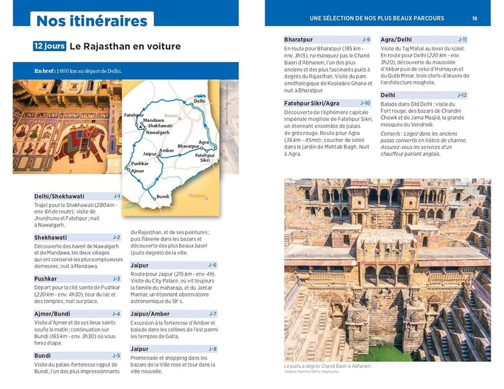 Guide Vert - Rajasthan, Delhi et Agra - Édition 2025 | Michelin guide de voyage Michelin 