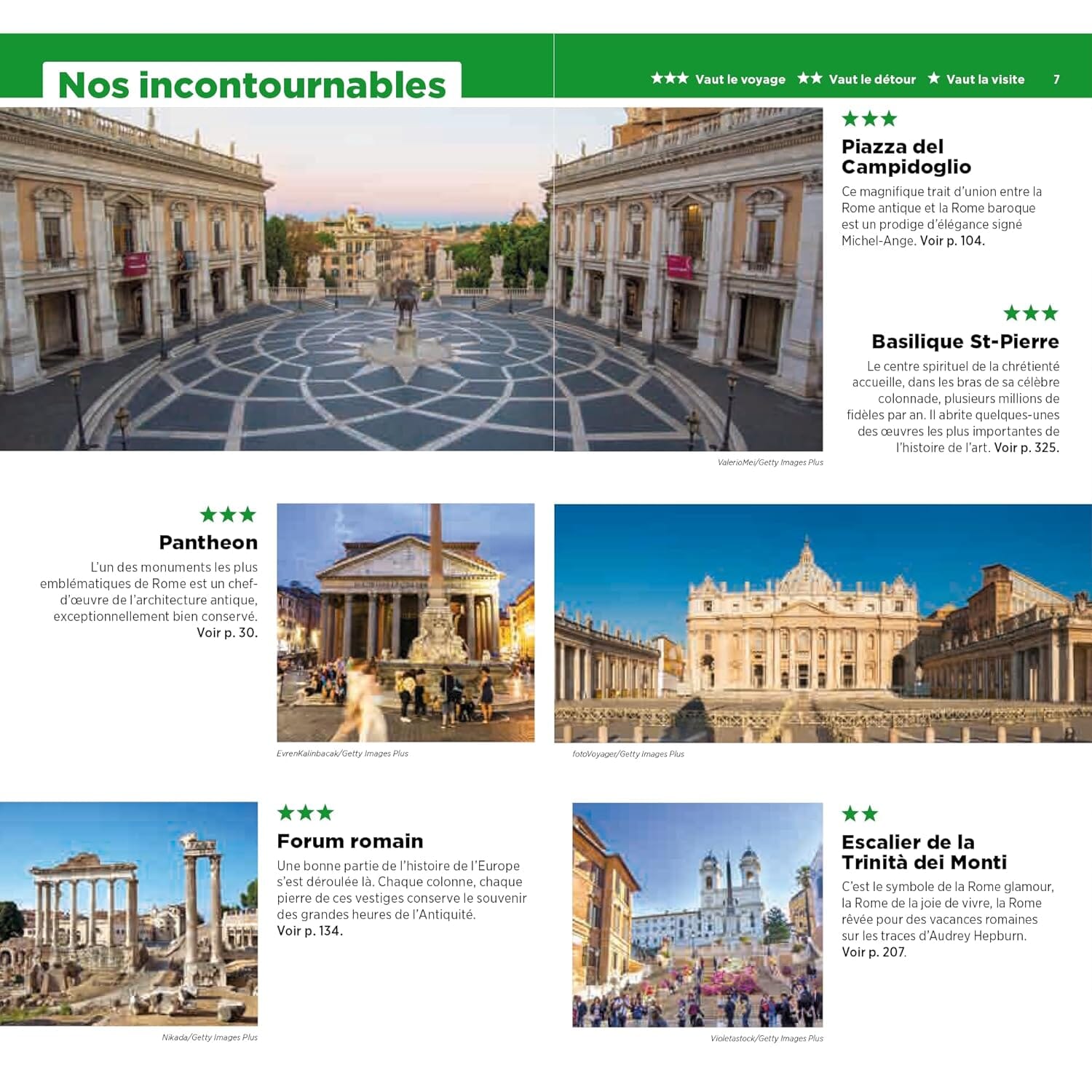 Guide Vert - Rome - Édition 2024 | Michelin guide de voyage Michelin 