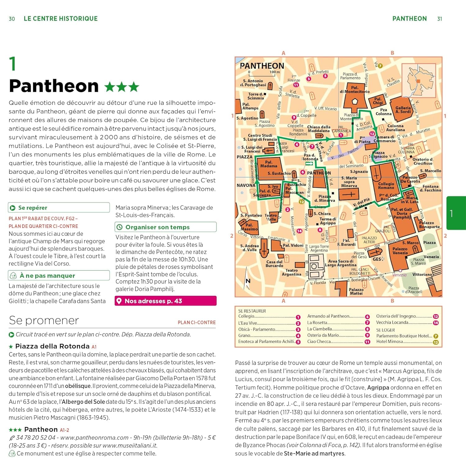 Guide Vert - Rome - Édition 2024 | Michelin guide de voyage Michelin 