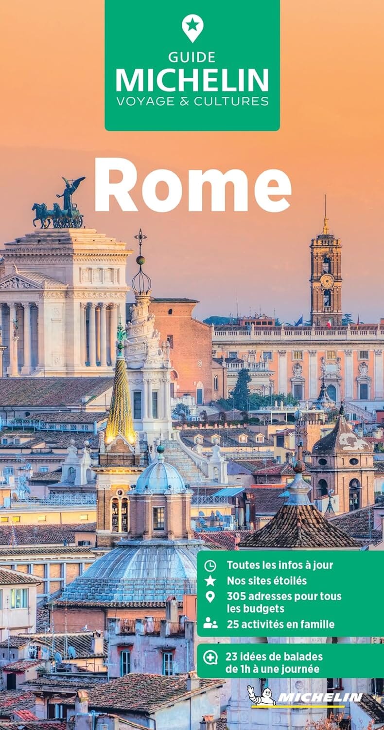 Guide Vert - Rome - Édition 2024 | Michelin guide de voyage Michelin 