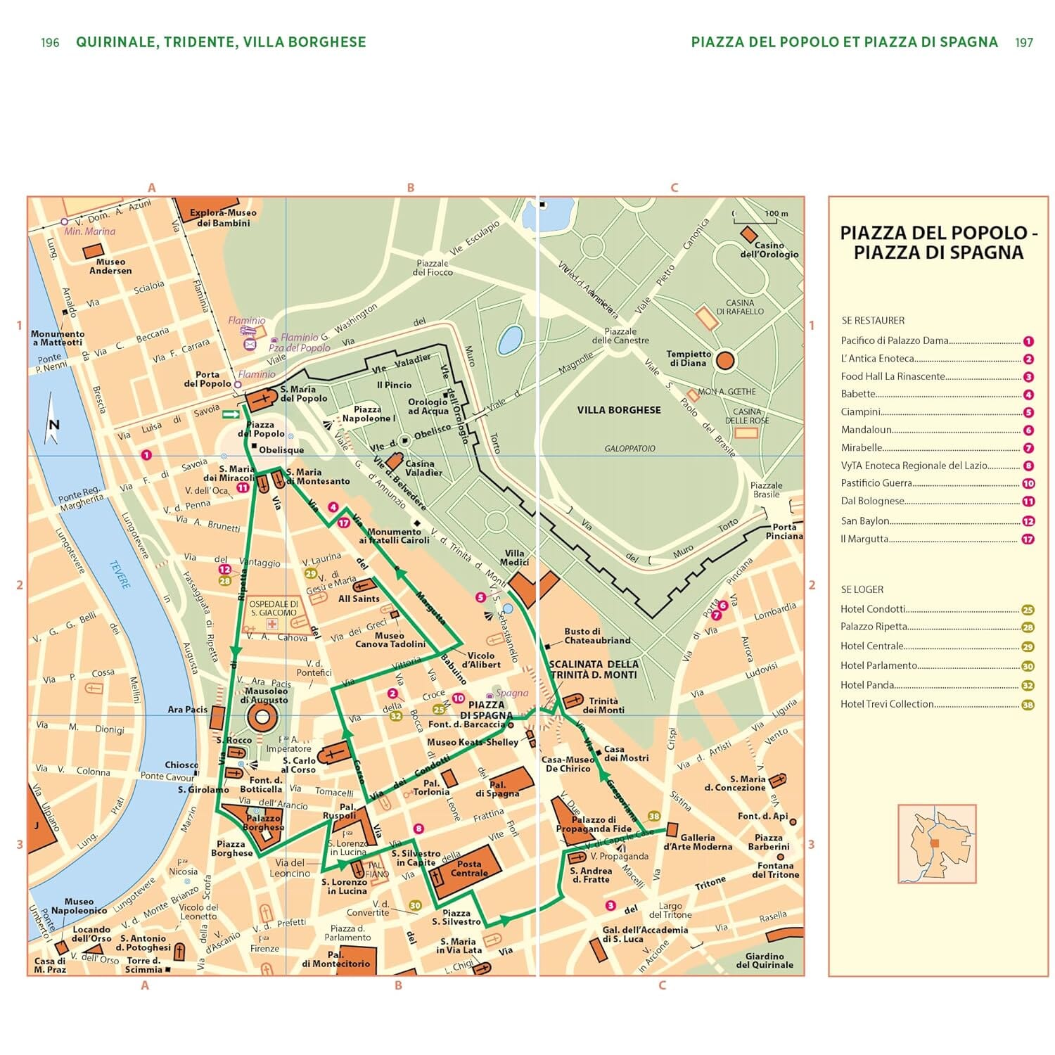 Guide Vert - Rome - Édition 2024 | Michelin guide de voyage Michelin 