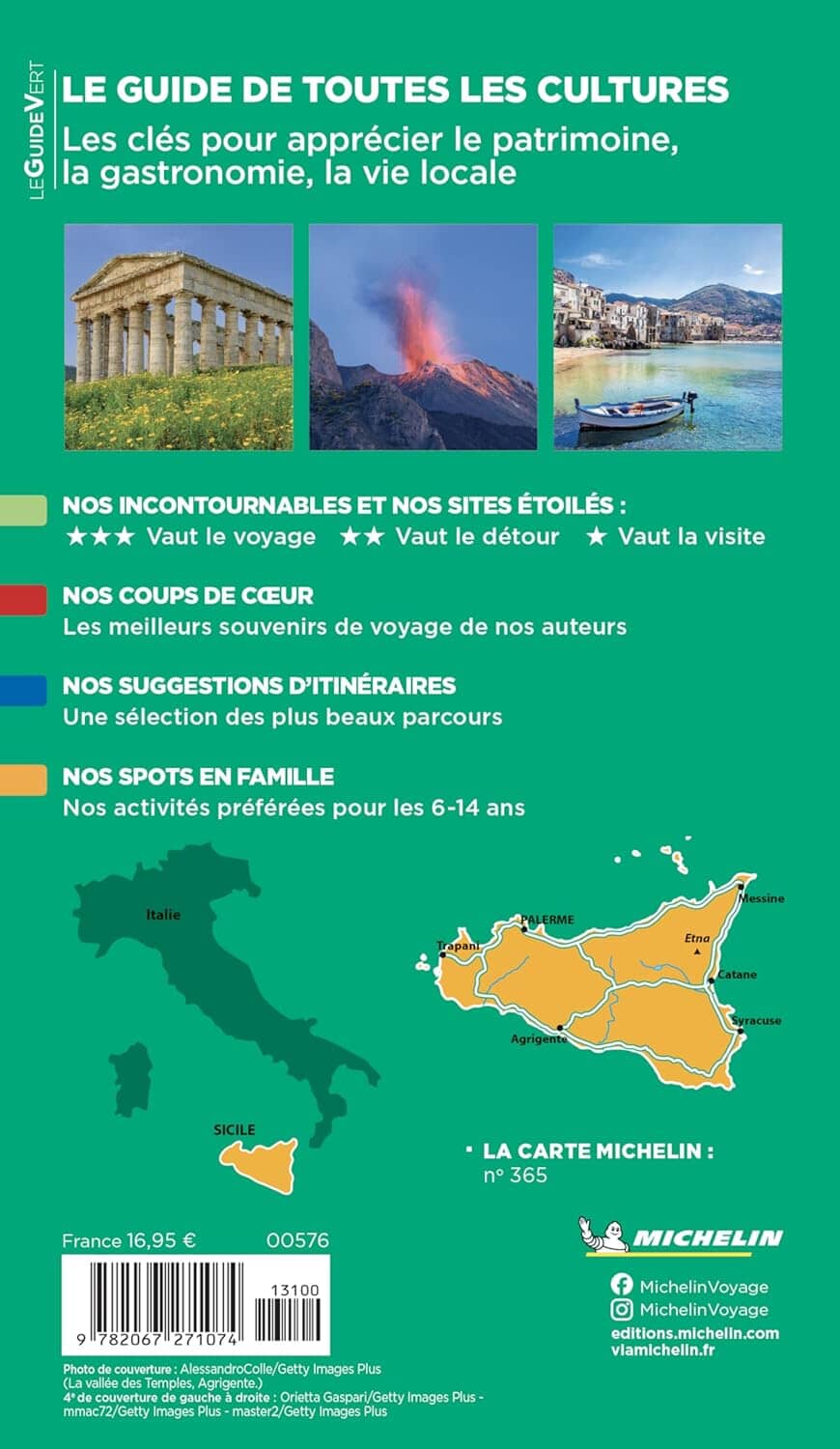 Guide Vert - Sicile 2026 | Michelin guide de voyage Michelin