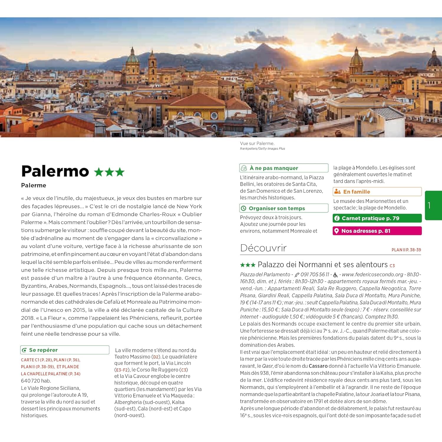 Guide Vert - Sicile - Édition 2024 | Michelin guide de voyage Michelin 