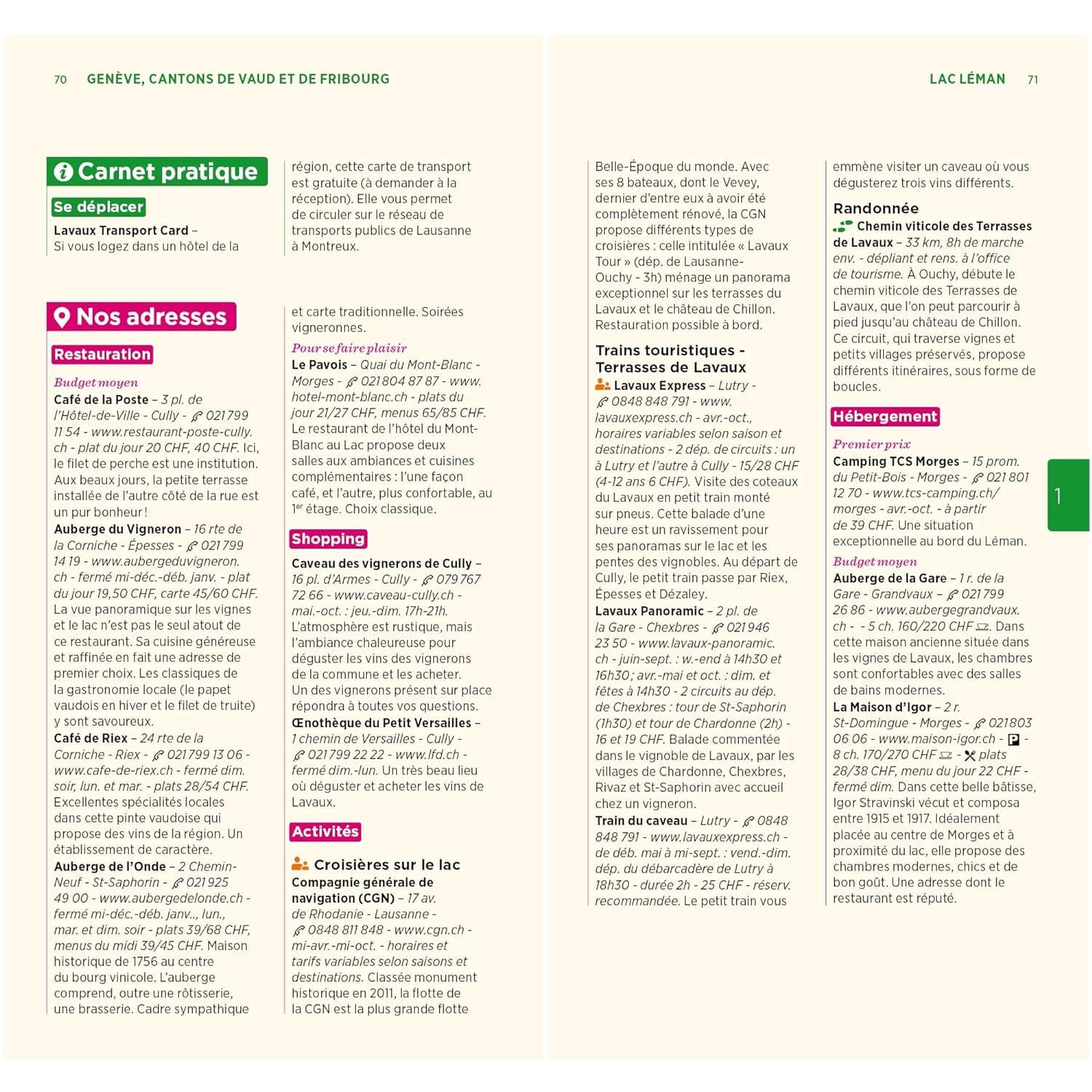 Guide Vert - Suisse- Édition 2024 | Michelin guide de voyage Michelin 