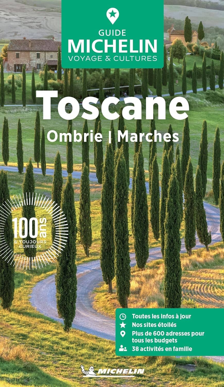 Guide Vert - Toscane, Ombrie, Marches 2026 | Michelin guide de voyage Michelin