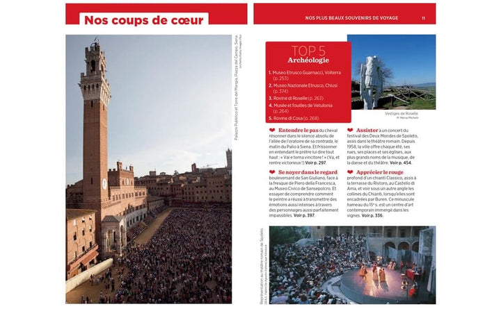 Guide Vert - Toscane, Ombrie, Marches 2026 | Michelin guide de voyage Michelin