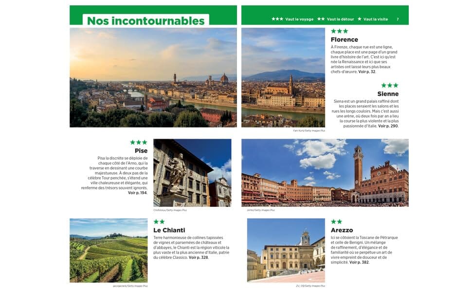 Guide Vert - Toscane, Ombrie, Marches 2026 | Michelin guide de voyage Michelin