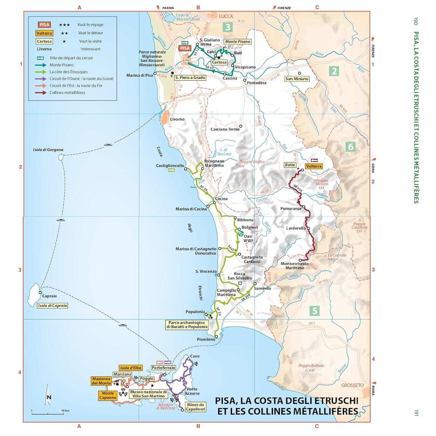 Guide Vert - Toscane, Ombrie, Marches - Édition 2024 | Michelin guide de voyage Michelin 