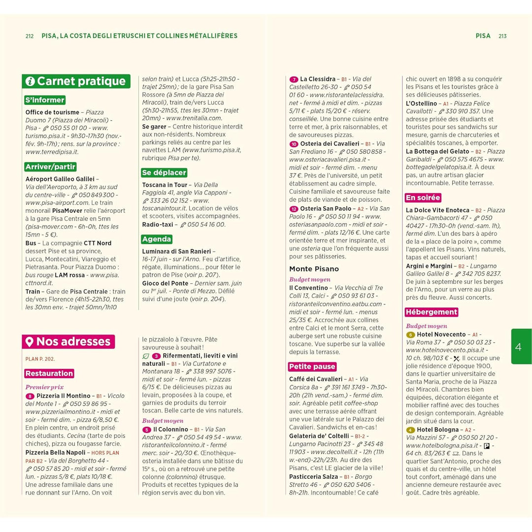 Guide Vert - Toscane, Ombrie, Marches - Édition 2024 | Michelin guide de voyage Michelin 